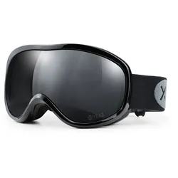 YEAZ Ski- und Snowboard-Brille schwarz/schwarz STEEZE