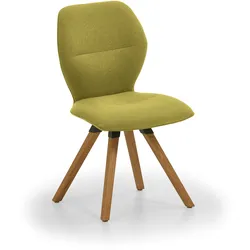 Niehoff Sitzmöbel Merlot Design-Stuhl Stativ-Gestell Massivholz/Stoff Venice - Wildeiche