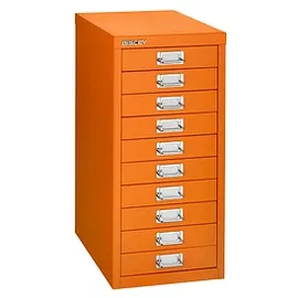 BISLEY MultiDrawer Schubladenschrank 27,9 x 59 x 38 cm orange