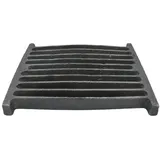 SEZAM 22,5 x 18,5 cm Gussrost Ofenrost Ascherost Kaminrost passend Kaminofen Tafelrost Rost Ofengitter Kamin Ersatzteile Zubehör Gussrost Ofenrost Grillkamin Eckig Eckrost