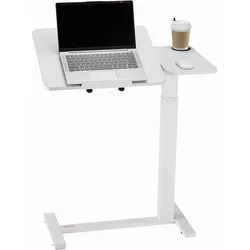 VEVOR Überbetttisch Beistelltisch Laptoptisch mit Getränkehalter Betttisch