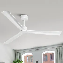 parrot uncle 127 cm Deckenventilator Weiß/Schwarz