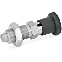 Ganter norm 817-10-12-CK-NI Edelstahl-Rastbolzen | Kunststoff-Knopf