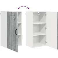 vidaXL Küchenwandschrank Graues Sonoma 40 x 31 x 80 cm Holzwerkstoff