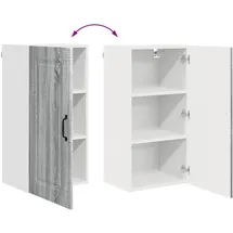 vidaXL Küchenwandschrank Graues Sonoma 40 x 31 x 80 cm Holzwerkstoff