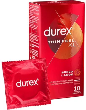 Durex Thin Feel Kondome XL 10 Stück