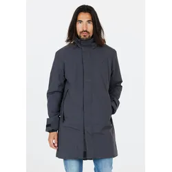 Parka WHISTLER "Expedition", Herren, Gr. M, grau (dunkelgrau), 100% Nylon, unifarben, casual, hoch geschlossener Ausschnitt, Langarm, Jacken, mit angenehm leichtem Polster