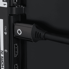 Oehlbach HDMI Anschlusskabel HDMI-A Stecker, HDMI-A Stecker 2.00m Schwarz D1C92493 HDMI-Kabel