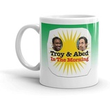 Troy und Abed in The Morning - Community - Lustige Parodie Tasse - Glänzende Keramik Fototasse