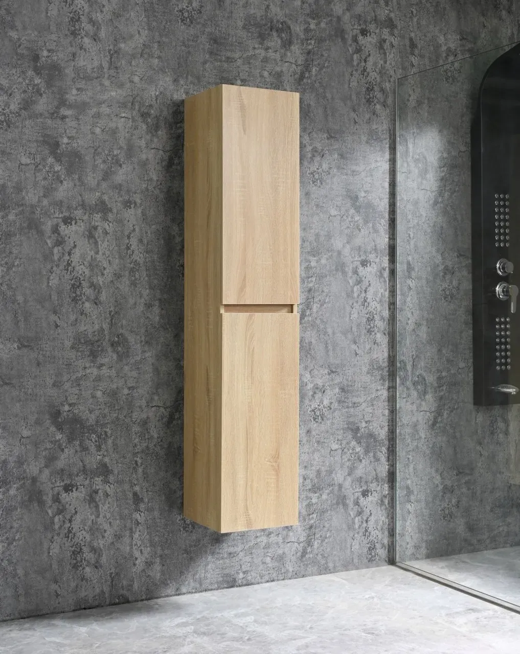 Neuesbad Serie 70 Hochschrank B:30, H:150, T:30cm, holz NBHT00001