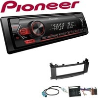 Pioneer 1-DIN Autoradio USB AUX Android Set für Mercedes-Benz