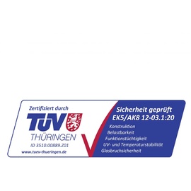 Vitavia Mars 8300 Alu dunkelgrau ESG 3 mm 8,3 m2
