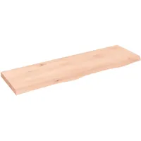 vidaXL Wandregal 100 x 30 x 4 cm Eiche Unbehandelt