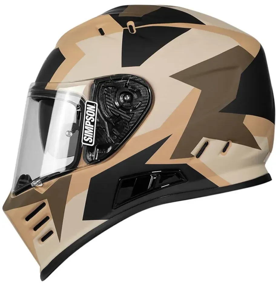 Simpson Venom Integralhelm - Panzer Tan / Brownn - L