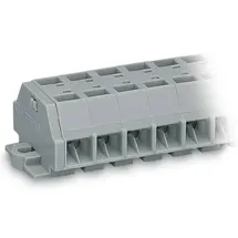 WAGO 260-260 Klemmenleiste 8mm Zugfeder Belegung: L Grau 25St.
