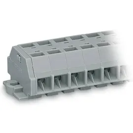 WAGO 260-260 Klemmenleiste 8mm Zugfeder Belegung: L Grau 25St.