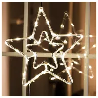 Hi LED Stern Lichtschlauch für Außen/Innen 27 cm 76890 Weihnachtsdeko