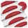 vidaXL Stufenmatte 56 x 17 cm Rot