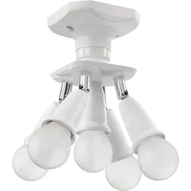 ledscom.de Elektra 5-flammig 5x E27 warmweiß