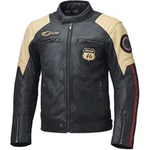 Held Baker 2 Lederjacke Blau/Beige/Dunkelrot 64