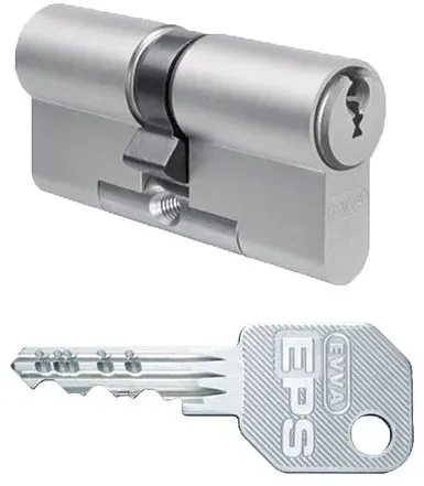 Profilzylinder Halbzylinder Knauf EVVA EPS (Zylinderausführung: Außenzylinder AZ4063 für IKON (M6 Gewinde 18 mm Lochabstand))