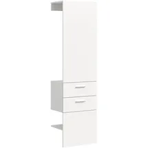 xonox.home Garderobenpaneel Vaga 52 x 190 x 36 cm Weiß