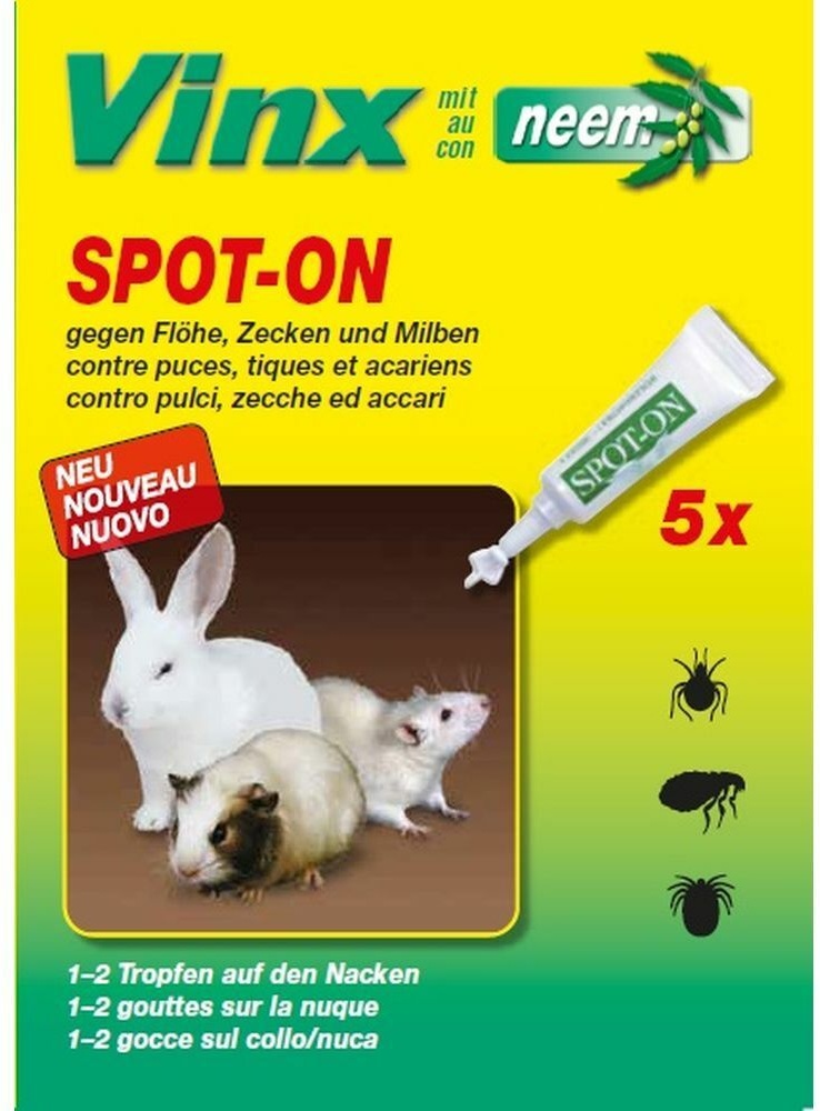 Vinx Bio Spot On Tropfen mit Neem Nager