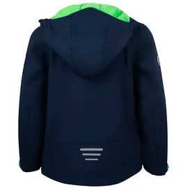 TROLLKIDS Trollfjord Softshelljacke - Navy / Light Green - 104 cm
