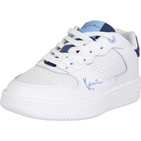 Karl Kani 89 Classic Sneaker Trainer Schuhe (White/Blue, eu_Footwear_Size_System, Adult, Numeric, medium, Numeric_45) - 45 EU