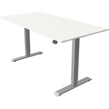 Kerkmann Move 1 elektrisch höhenverstellbarer Sitz-Steh-Schreibtisch 160x80cm weiß/silber (2270)