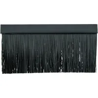 HMF 65429-02 Bürstenleiste für Kabeldurchführung für 19 Zoll Serverschrank,
