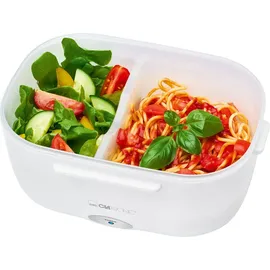 Clatronic LB 3719 263890 Elektrische Lunchbox Weiß, Orange
