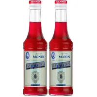 Monin Sirup Bitter (1 x 0,25 l) - für vielseitige Cocktails und kulinarische Kreationen mit Bitterorangen und Kräutern (Packung mit 2)