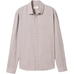 TOM TAILOR DENIM Herren Hemd mit Struktur, rosa, Meliert, Gr. XXL
