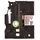 Brother TZe-B31 laminiert orange auf schwarz 1,2cm x 3m