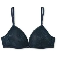 SCHIESSER Damen Softbra gemoldet mit Spitze-Pure Lace BH, Nachtblau_157421,