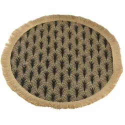 AM Design Tischset Ø 38 cm Jute Braun