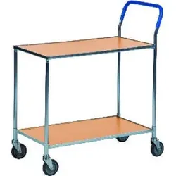 Tischwagen m. 2 Ladefl. Dekor Buche