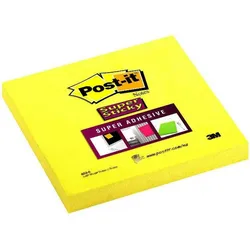 Post-it Super Sticky Notes Monofarben/654-S6 narzissengelb Inhalt 6 Stück