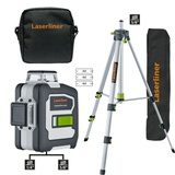 Laserliner CompactPlane-Laser 3G Set 150 Laser-Distanzmessgerät Schwarz, Grün, Grau 30 m