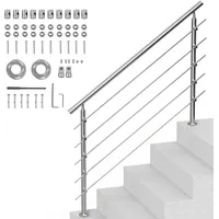 Vevor Handlauf für Außentreppen 150 cm Edelstahl