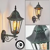 hofstein Wandleuchte (E27)  IP44 Schwarz/Grün