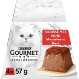 Purina Gourmet Revelations Mousse mit Rind Katzen-Nassfutter 57 g