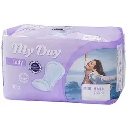 My Day  Accessoires Körper Midi-inkontinenzeinlagen 10 Einheiten  in multifarben, Einheitsgrösse