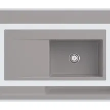 Villeroy & Boch Subway Style 60 flat rechts fossil + Handbetätigung