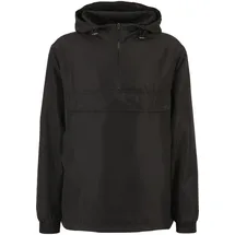 URBAN CLASSICS Recycled Basic Pull Over Jacket schwarz XS