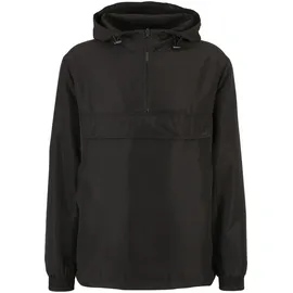 URBAN CLASSICS Recycled Basic Pull Over Jacket schwarz XS