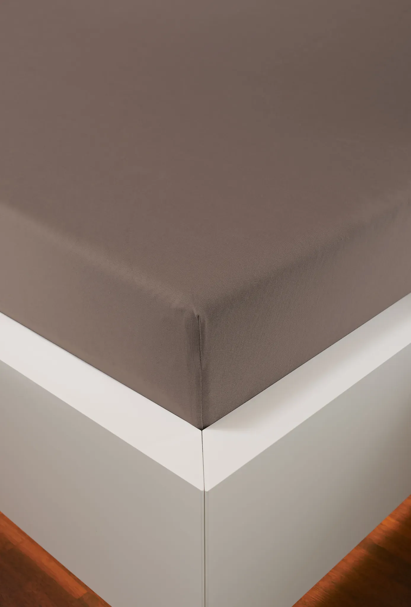 Spannbettlaken ANIMAL "Melone in Gr. 70x140, 90x200, 140x200 oder 180x200 cm", braun (kakao), B:90-100cm L:200cm, Mako-Jersey, Obermaterial: 100% Baumwolle, Laken, Baumwolle, Matratzen bis 10 cm Höhe, Spannbetttuch auch für Kinder