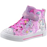 Skechers Kids TWINKLE SPARKS-UNICORN DAYDREAM Sneaker mit leuchtenden Nieten, Freizeitschuh, Halbschuh, Schnürschuh rosa 35 EU