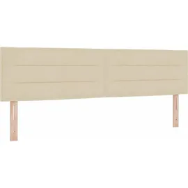 vidaXL Boxspringbett 180 x 200 cm Creme